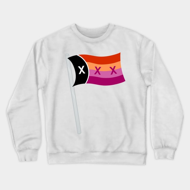 L'Manberg Pride - Lesbian Crewneck Sweatshirt by WhiteRabbitWeirdo